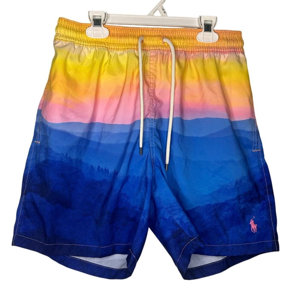 Polo Ralph Lauren Swim Suit Men's Size Medium Swimming Bathing Bright RL